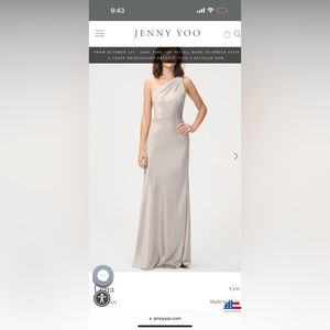 Jenny Yoo Lena Dress in Latte